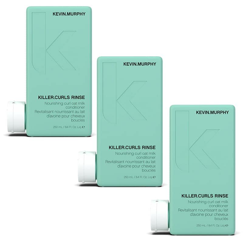 Pakke med tre flasker Kevin Murphy Killer Curls Rinse à 250 ml