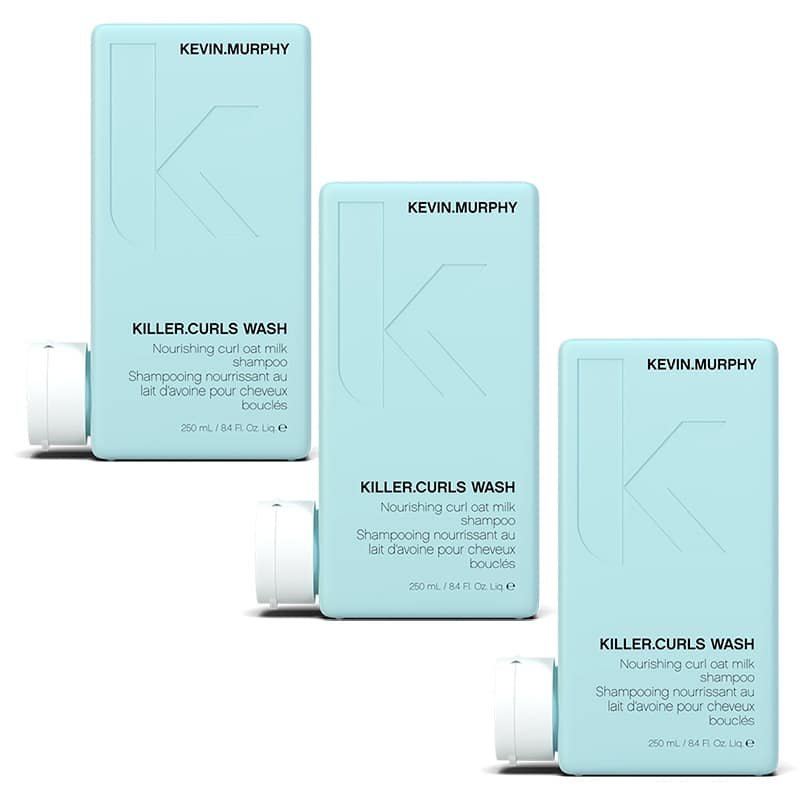 Tre flasker Kevin Murphy Killer Curls Wash shampoo à 250 ml