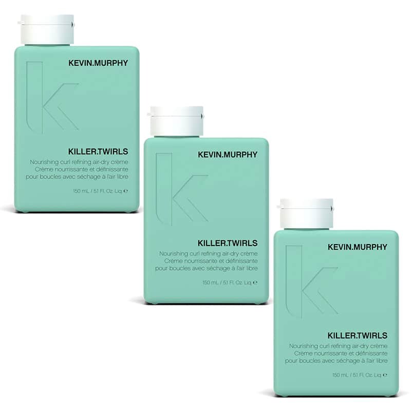 Pakke med tre Kevin Murphy Killer Twirls leave-in creme à 150 ml