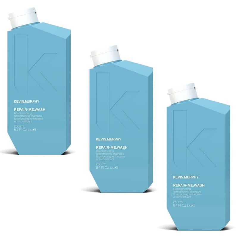 Tre flasker Kevin Murphy Repair Me Wash shampoo à 250 ml