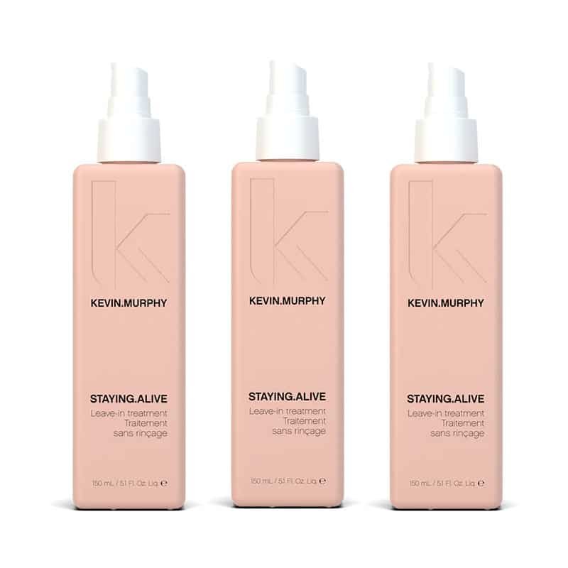 Tre flasker Kevin Murphy Staying Alive leave-in-spray à 150 ml