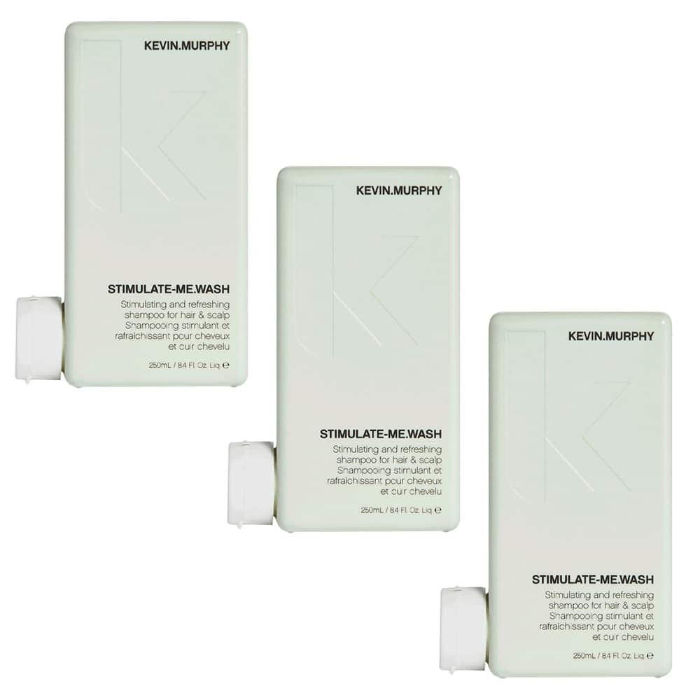 Tre flasker Kevin Murphy Stimulate Me Wash shampoo à 250 ml