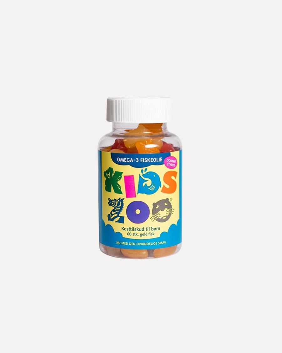 Kids Zoo Omega 3 tygbare gummibamser med MEG-3 fiskeolie
