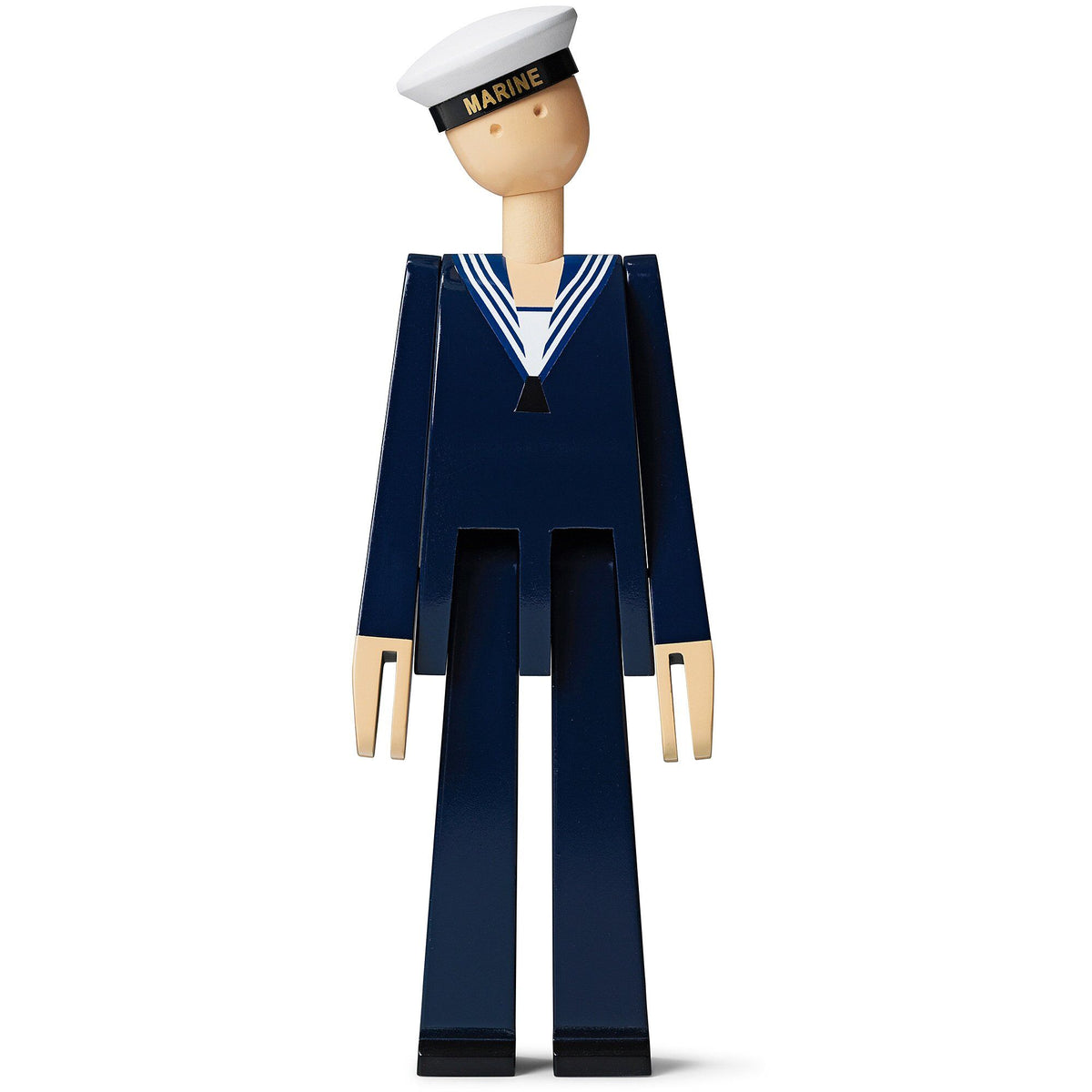 Kay Bojesen marinesoldat figur i mørkeblå og hvid