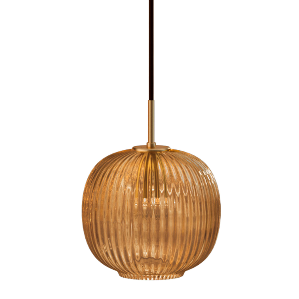 Edgeform Vibra loftlampe på 18 cm i den ravfarvede nuance Amber
