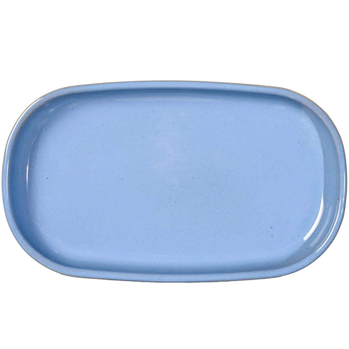 Byon Porto ovalt serveringsfad i lyseblå på 30 x 18 cm