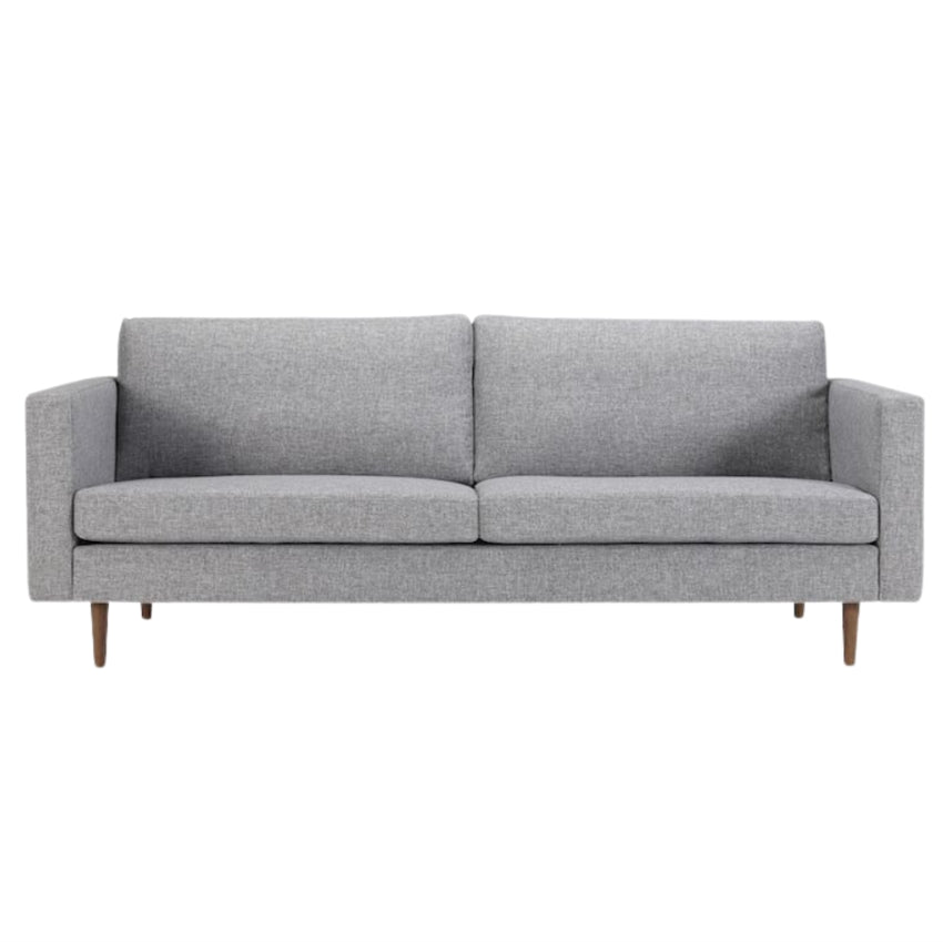 Nordly Linea 3-personers sofa i gråt stof