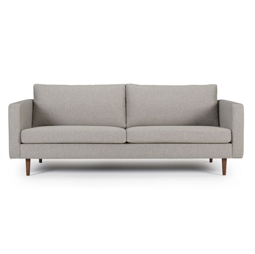 Sandfarvet Nordly Linea 3-personers sofa med klassisk udseende
