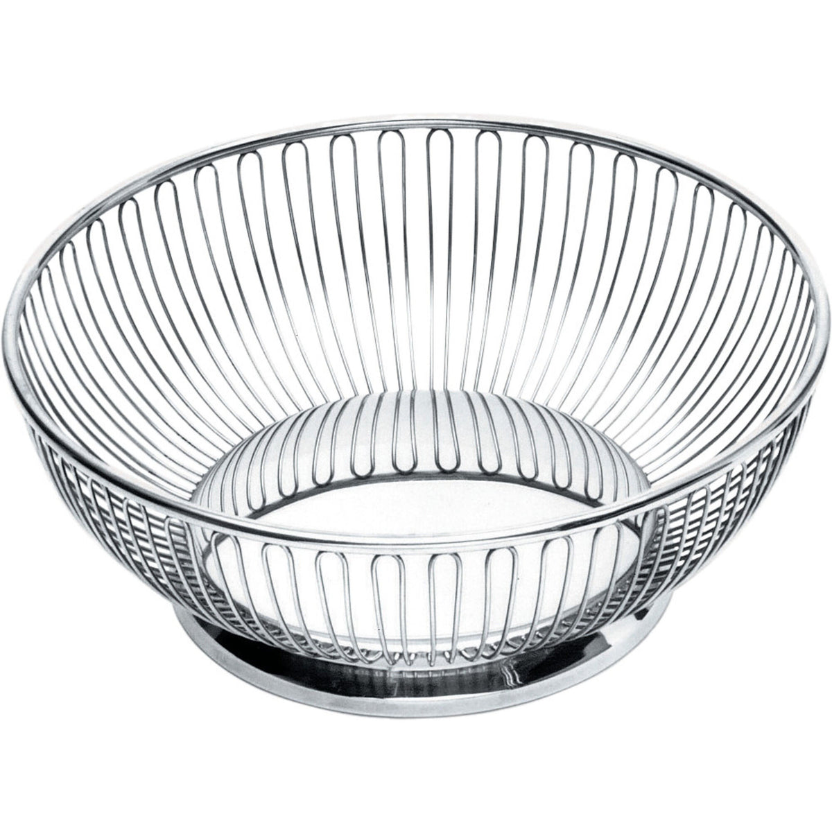 Alessi trådkurv i blankpoleret rustfrit stål, Ø20 cm