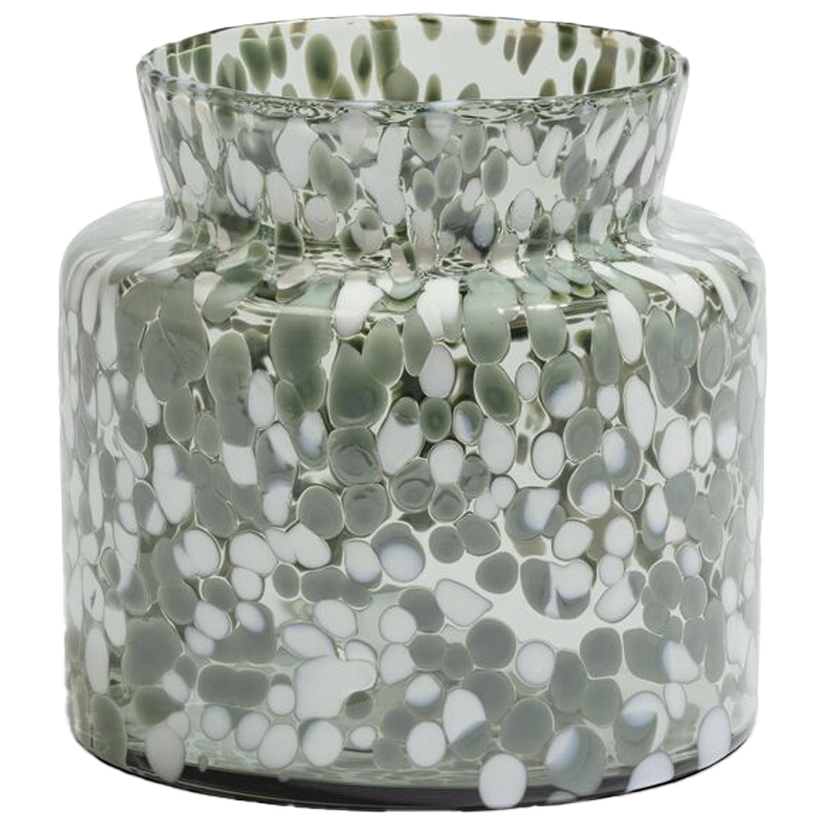 Kosta Boda Meadow Sommer vase, 19,5 cm høj, med organisk mønster