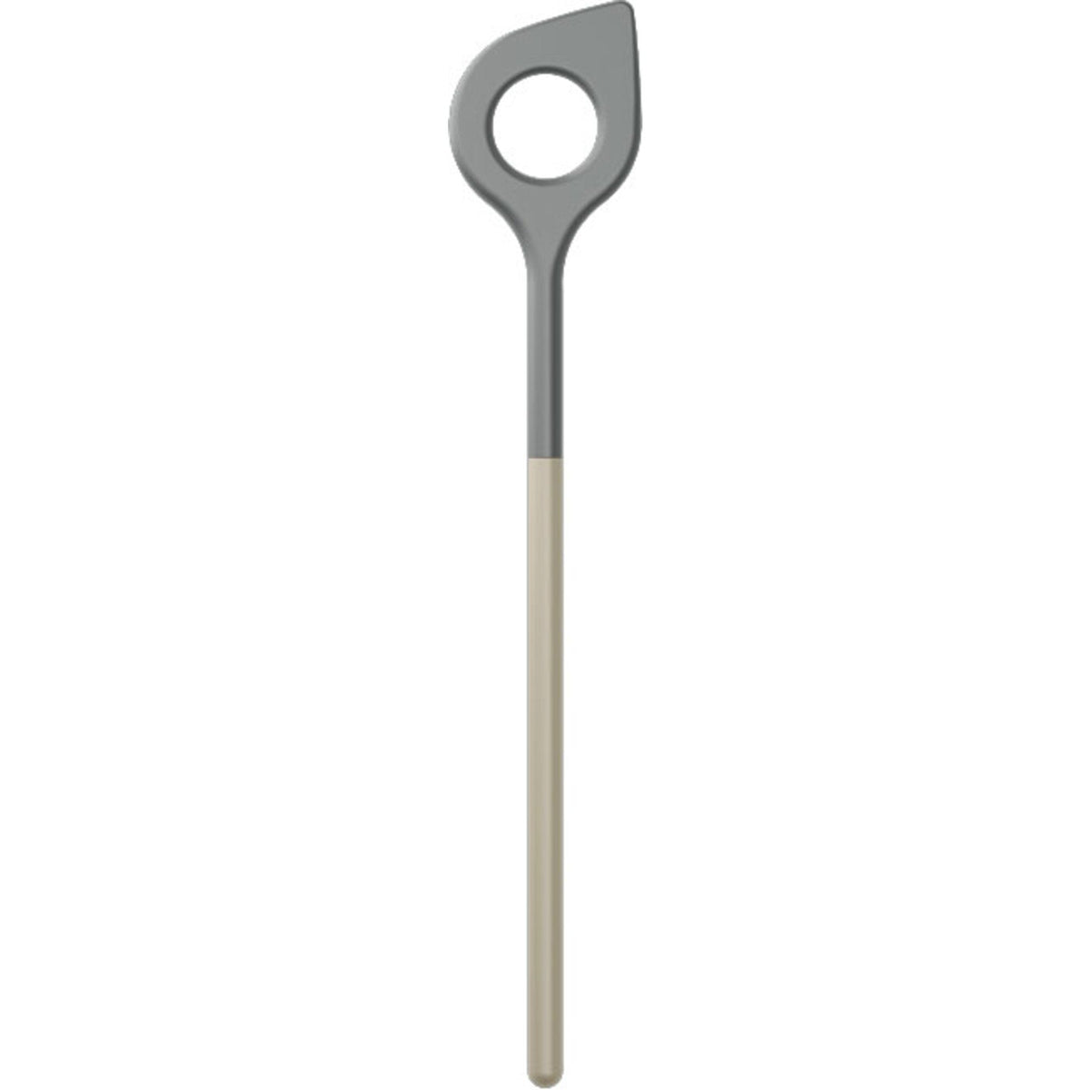 Rosti Optima røreske med hul og farvet skaft i nordic green, 31 cm