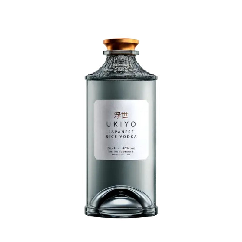 Flaske Ukiyo Japanese Rice Vodka på 70 cl, destilleret på japanske ris
