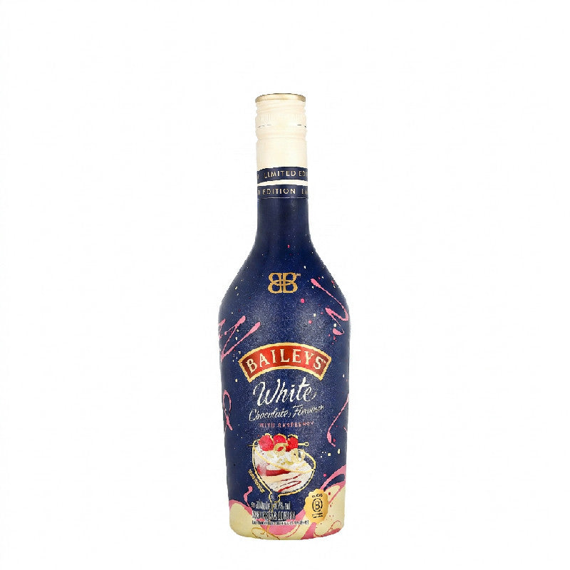 Flaske Baileys White Chocolate & Raspberry cremet irsk likør på 50 cl
