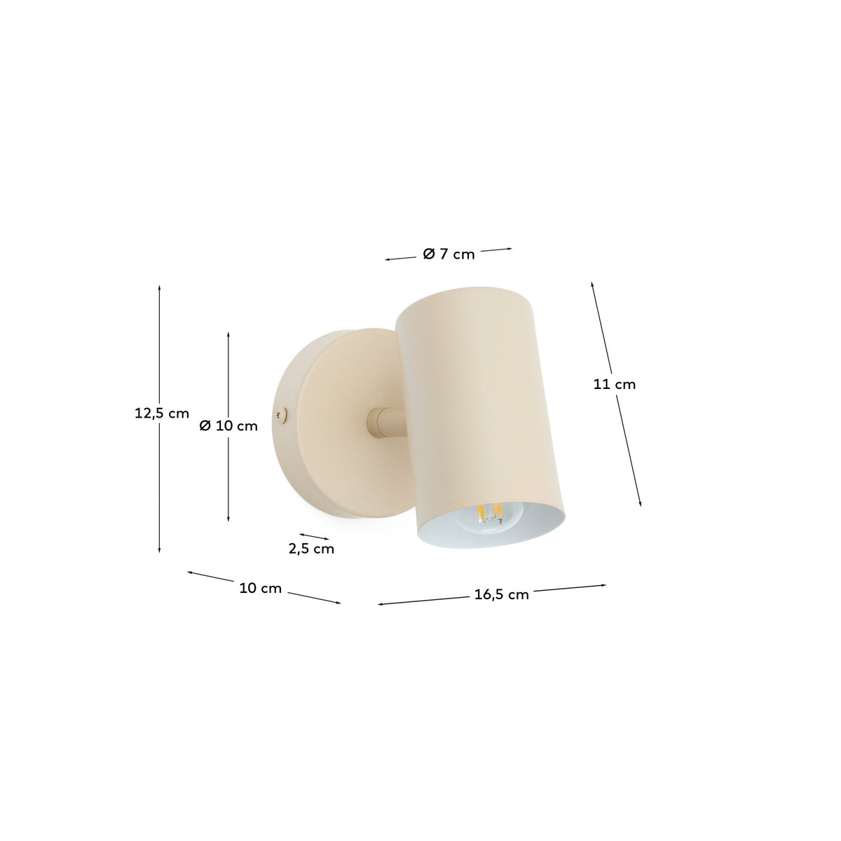 Se KAVE HOME Manie væglampe - beige metal med struktureret finish ❤ Kæmpe udvalg i Kave Home - Køb online på udsalg og tilbud lige nu ❤ Meget billig fragt og hurtig levering: 1 - 2 hverdage - Varenummer: Boboonline-117870 og barcode / Ean: 8447305000069 på lager - Udsalg på Interiør,Belysning,Lamper,Væglamper,
Interiør,
Belysning,
Lamper,
Billige lamper,
Bil Spar op til 51% - Over 785 kendte brands på udsalg