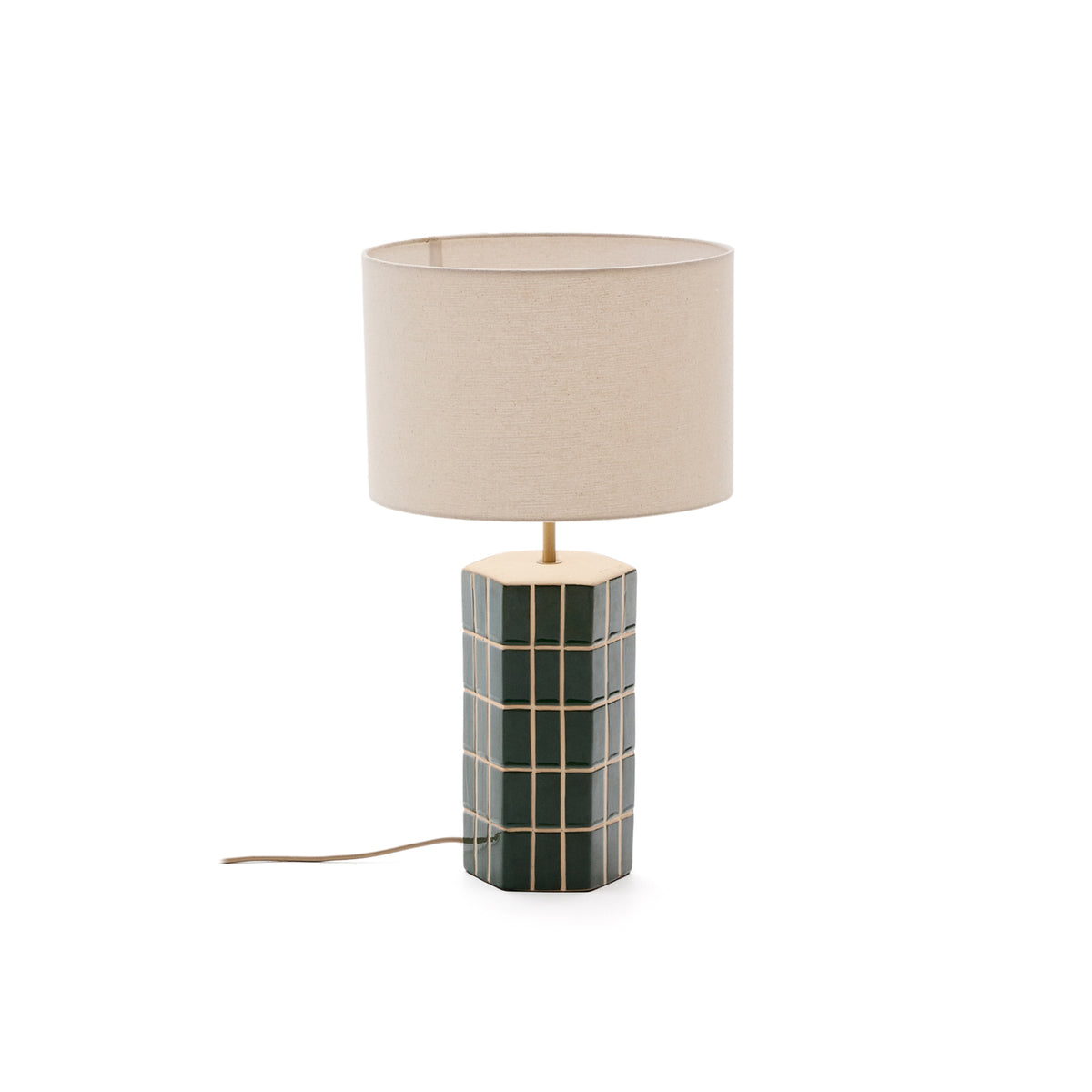 Se KAVE HOME Rue bordlampe - ecru stof og grøn malet keramisk ❤ Kæmpe udvalg i Kave Home - Køb online på udsalg og tilbud lige nu ❤ Meget billig fragt og hurtig levering: 1 - 2 hverdage - Varenummer: Boboonline-118036 og barcode / Ean: 8447305024171 på lager - Udsalg på Interiør,Belysning,Lamper,Bordlamper,
Interiør,
Belysning,
Lamper,
Dagligstue,
Lamper Spar op til 51% - Over 785 kendte brands på udsalg