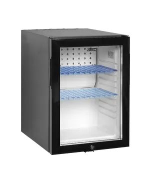 Sort Tefcold TM45GC minibar med glasdør