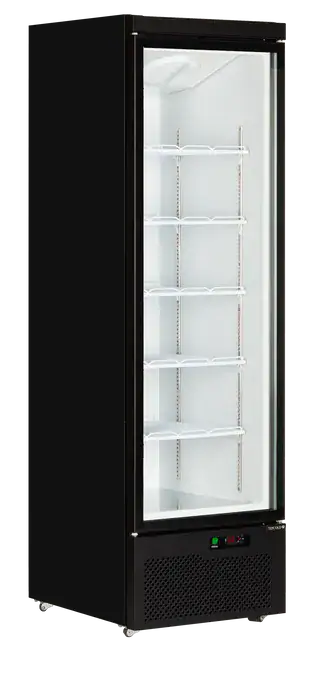 Sort Tefcold Atom Maxi C1DB displaykøler med glasdør