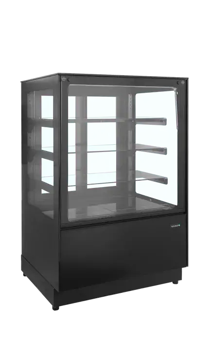 Tefcold PDA3-CTF90B-1 sort patisseri- og kagemontre, 900 mm bred