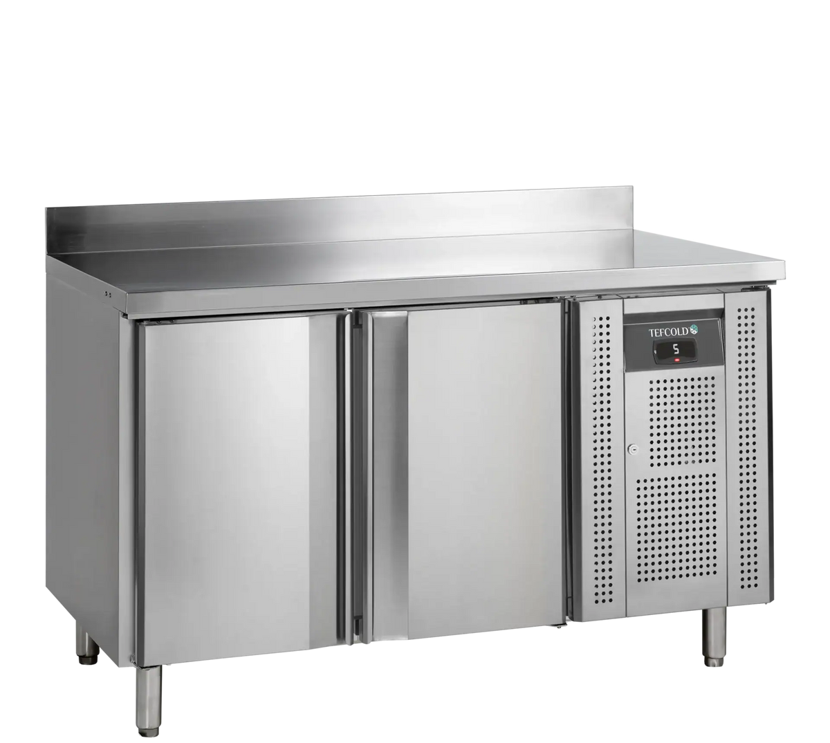 Tefcold kølebord CK7210X1SP i rustfrit stål med GN1/1 hylder
