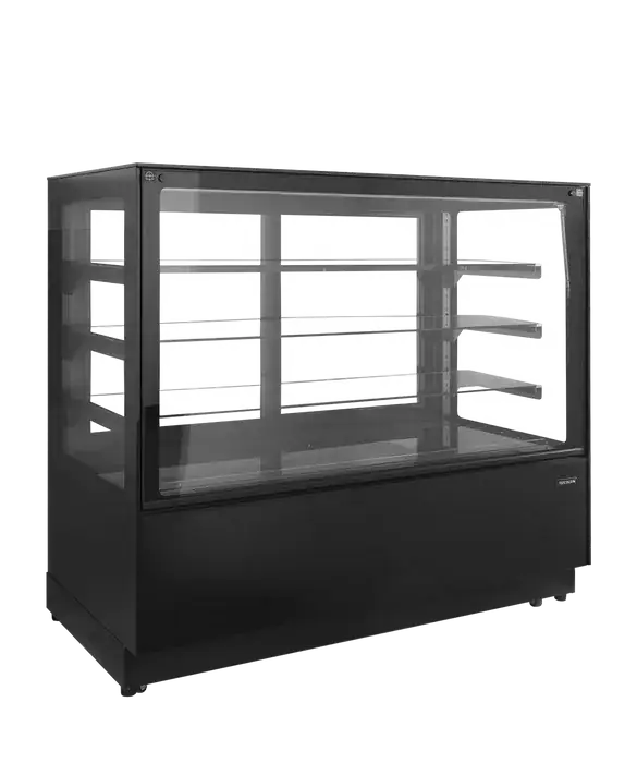 Tefcold PDA3-CTF150B-1 sort patisseri- og kagemontre, 1500 mm bred