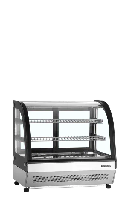 Sort Tefcold LCT750C display-kølemontre til bordet, 700 mm