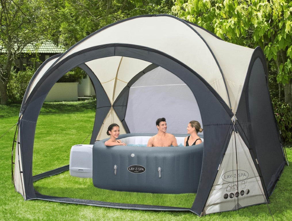 Se LAY-Z-Spa Telt til Spa og badebassiner 3.90m x 3.90m x 2.55m Dome ✔ Kæmpe udvalg i Bestway - Køb online på udsalg og tilbud lige nu ✔ Lav fragtpris og hurtig levering - Varenummer: MMAction-17860305 og 6942138984095 på lager - Udsalg på Lay-Z Spabade Spar stort – op til 53% - Kæmpe udsalg på over 2.739 mærker