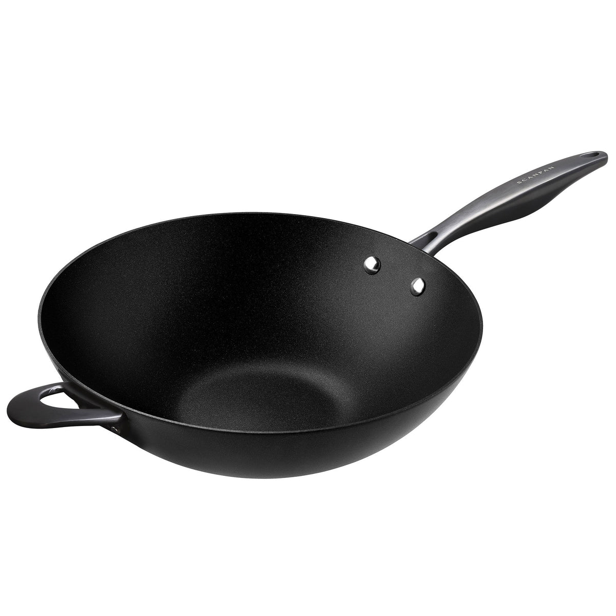 Scanpan Pro SB+ wokpande på 32 cm med rummelig, skrå form