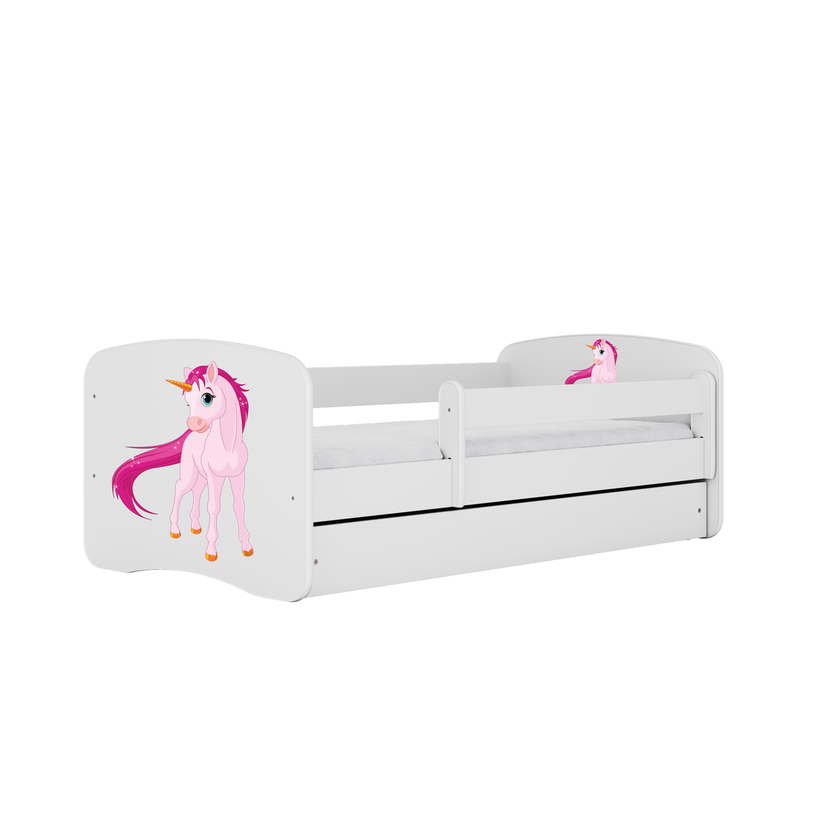 Se Babydreams juniorseng med enhjørning, m. madras, sengehest og skuffe - hvid laminat (140x70) ❤ Kæmpe udvalg i Kocot Kids - Køb online på udsalg og tilbud lige nu ❤ Billig fragt og hurtig levering - Varenummer: Boboonline-82225 og barcode / Ean: 5903271995585 på lager - Udsalg på Børn,Børnemøbler,Børnesenge,Juniorsenge,
Børnemøbler,
Børnesenge,
Børneværelset,
Black Friday senge, Op til 63% rabat - Mere end 2.739 populære mærker på tilbud