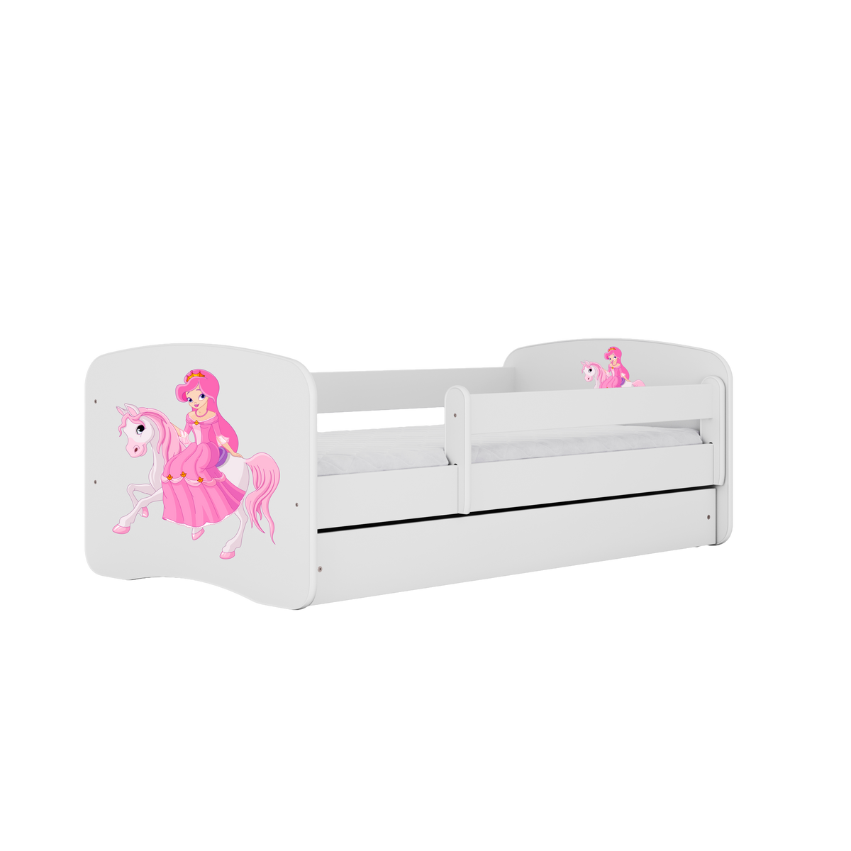 Se Babydreams juniorseng med prinsesse på hest, m. madras, sengehest og skuffe - hvid laminat (180x80) ❤ Kæmpe udvalg i Kocot Kids - Køb online på udsalg og tilbud lige nu ❤ Hurtig levering til lave fragtpriser - Varenummer: Boboonline-82262 og barcode / Ean: 5903282037489 på lager - Udsalg på Børn,Børnemøbler,Børnesenge,Juniorsenge,
Børnemøbler,
Børnesenge,
Børneværelset,
Black Friday senge, Op til 57% rabat - 2.739 brands med vilde rabatter