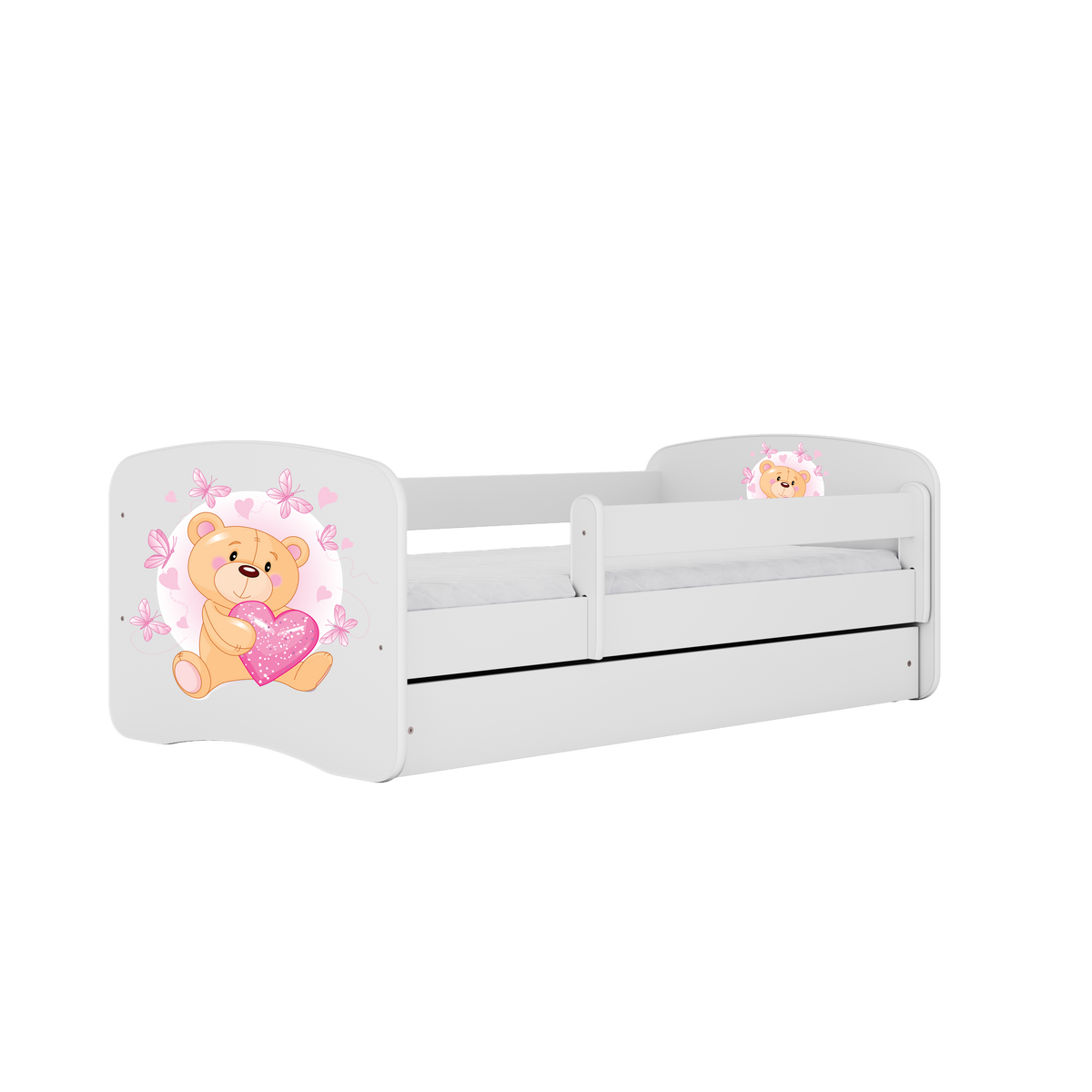 Se Babydreams juniorseng med bamse og sommerfugle, m. madras, sengehest, skuffe - hvid laminat (140x70) ❤ Kæmpe udvalg i Kocot Kids - Køb online på udsalg og tilbud lige nu ❤ Billig fragt • Hurtig levering - Varenummer: Boboonline-82296 og barcode / Ean: 5903271997749 på lager - Udsalg på Børn,Børnemøbler,Børnesenge,Juniorsenge,
Børnemøbler,
Børnesenge,
Børneværelset,
Black Friday senge, Store besparelser – op til 71% - Spar stort på mere end 2.739 brands