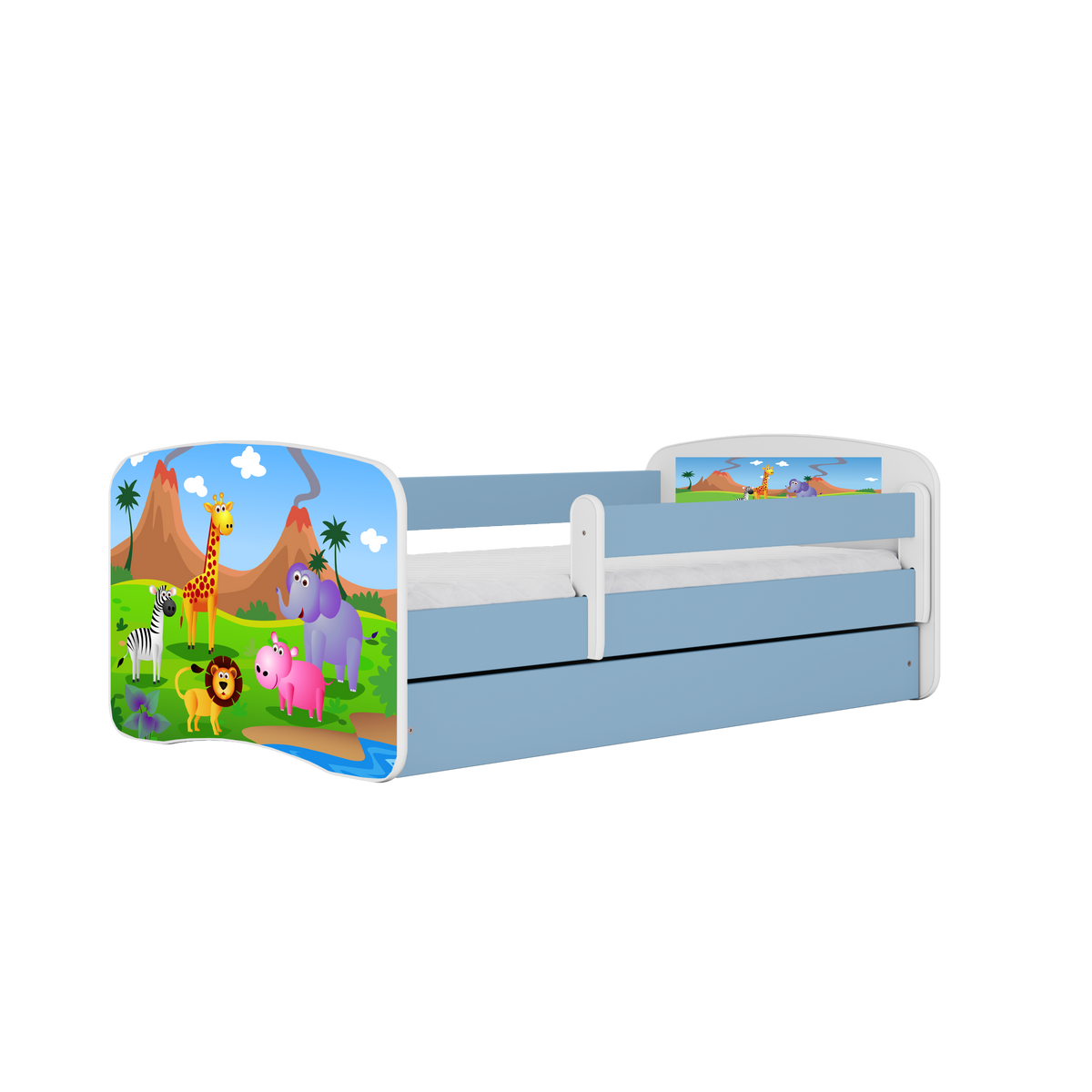 Se Babydreams juniorseng med safari dyr, m. madras, sengehest, skuffe - hvid og blå laminat (160x80) ❤ Kæmpe udvalg i Kocot Kids - Køb online på udsalg og tilbud lige nu ❤ Hurtig levering til lave fragtpriser - Varenummer: Boboonline-82457 og barcode / Ean: 5903271986439 på lager - Udsalg på Børn,Børnemøbler,Børnesenge,Juniorsenge,
Børnemøbler,
Børnesenge,
Børneværelset,
Black Friday senge, Op til 57% rabat - Kendte mærker på udsalg – over 1.329 brands