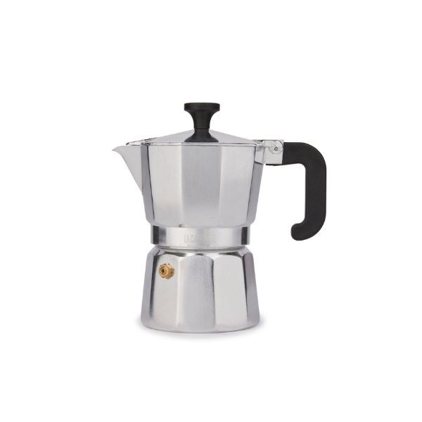 La Cafetière Venice 3-kops espressomaskine i aluminium til moka-kaffe