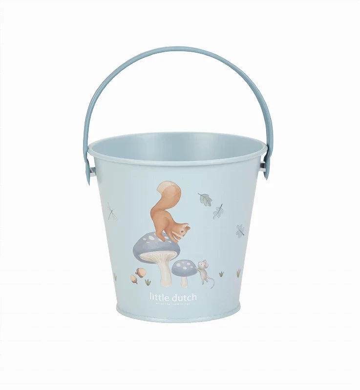 Metalspand med håndtag fra Little Dutch i serien Forest Friends med illustrationer