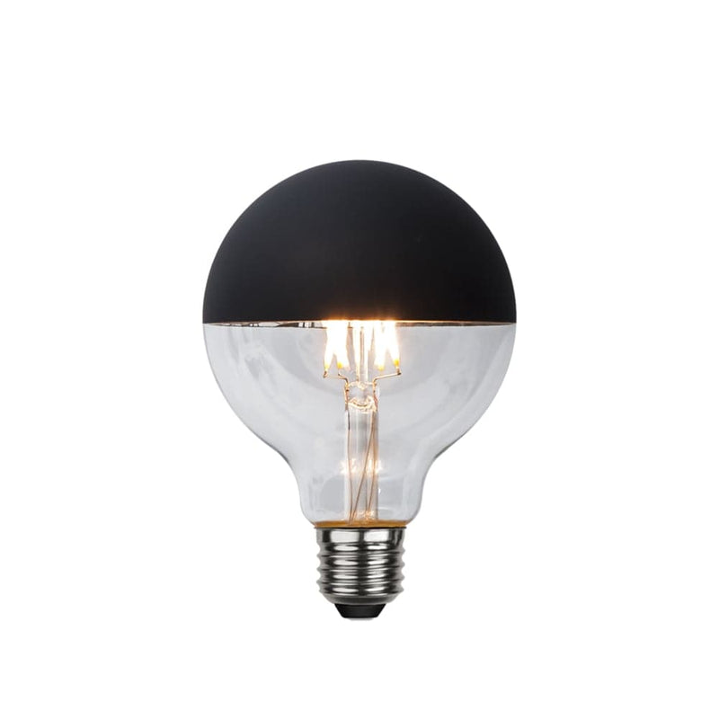 Se Globen Lighting Glob LED lyskilde klar, topspejlglas sort, E27, 2,8W E27, 4W ✔ Kæmpe udvalg i Globen Lighting ✔ Hurtig levering: 1 - 2 Hverdage samt billig fragt - Varenummer: KTT-526412-01 og barcode / Ean: &