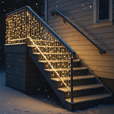 LED-Istapplys  -  Varm Hvid  -  95 LED (3 meter)