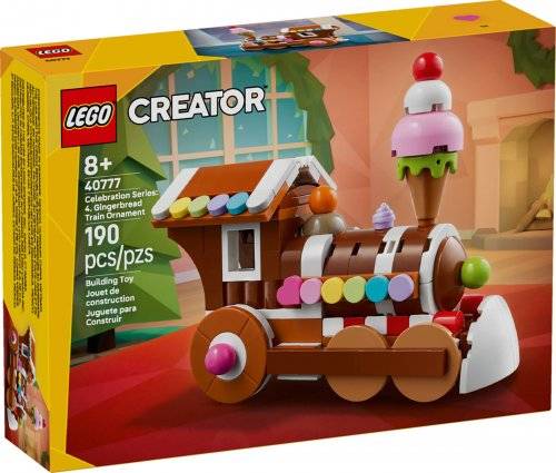 LEGO Creator Honningkagetog 40777 formet som damplokomotiv med glasur og slik