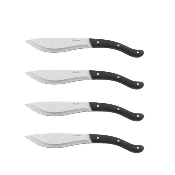 Se Legnoart Tomahawk Steakknive Sæt 4 Stk Mørkt Skaft ✔ Kæmpe udvalg i Legnoart - Køb online på udsalg og tilbud lige nu ✔ Hurtig levering til lave fragtpriser - Varenummer: Barlife-757591 og 8050714891311 på lager - Udsalg på Køkken - Borddækning Store besparelser – op til 71% - Udsalg på mere end 2.281 populære mærker