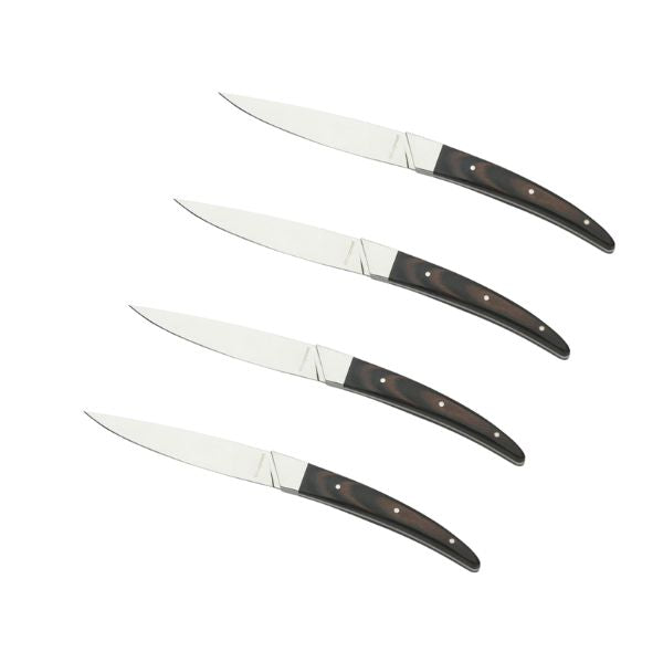 Se Legnoart Porterhouse Steakknive Sæt 4, Mørkt Skaft ✔ Kæmpe udvalg i Legnoart - Køb online på udsalg og tilbud lige nu ✔ Meget billig fragt og hurtig levering - Varenummer: Barlife-757599 og 8032732823284 på lager - Udsalg på Køkken - Borddækning Store besparelser – op til 67% - Shop over 2.281 kendte mærker på udsalg