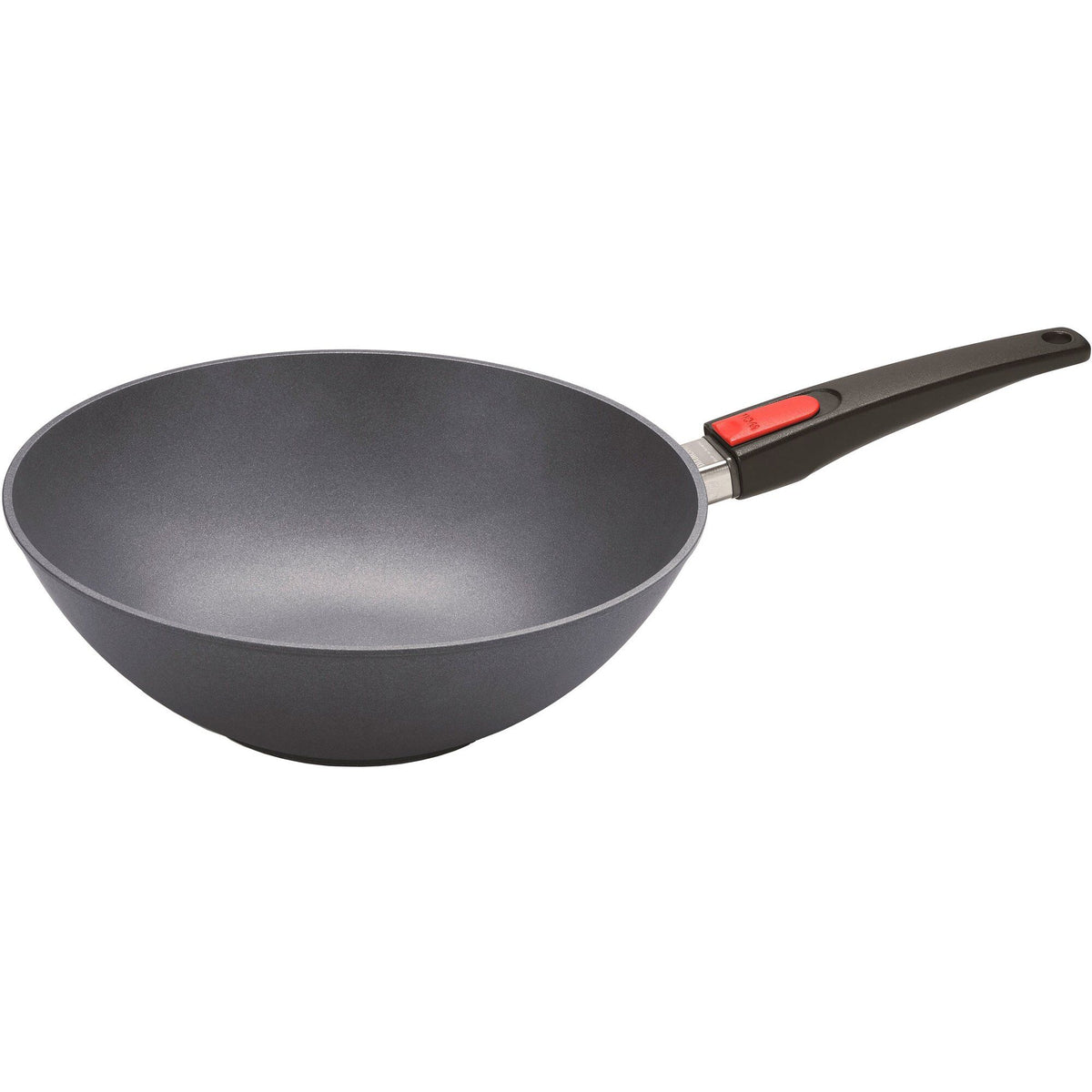 Woll Diamond Lite wok på 30 cm i støbt aluminium med aftageligt håndtag