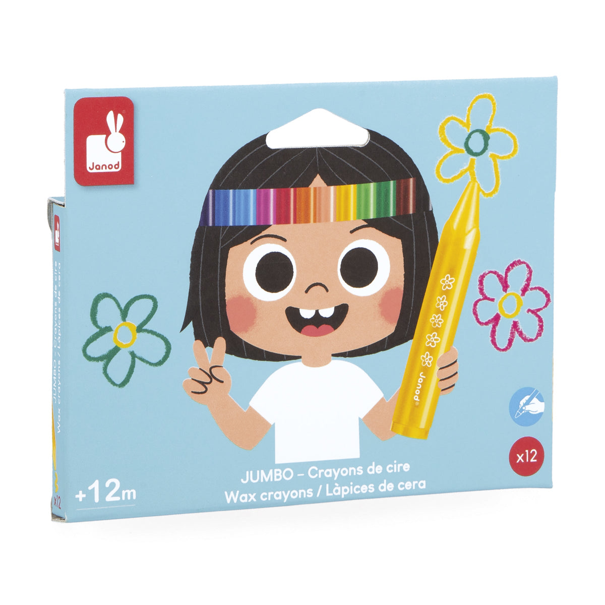Janod Wax Crayons voksfarver til børn