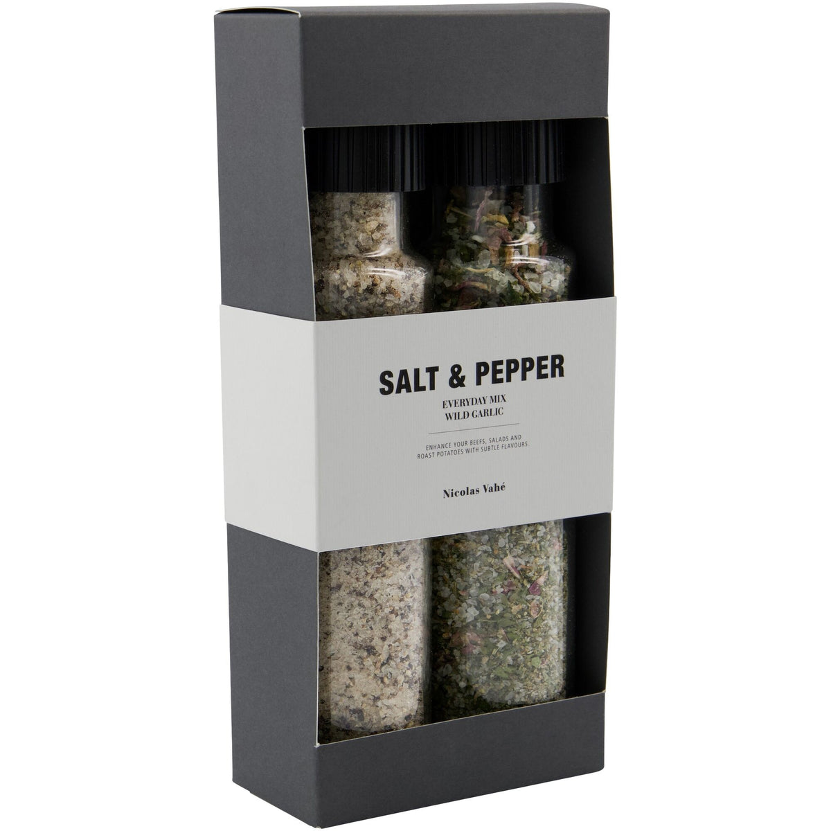 Nicolas Vahé gaveæske med Everyday Mix og Wild Garlic krydderier