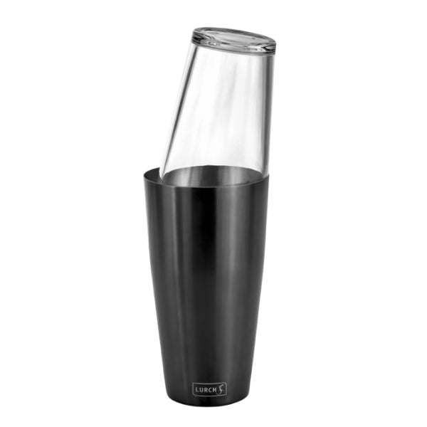 Lurch Boston shaker i smokey grey med mixerglas og rustfrit stål, 750 ml
