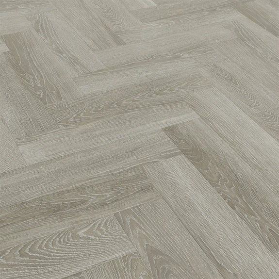 Scandinova XpertPro Herringbone vinylgulv i Hvid Oak med ultra mat overflade