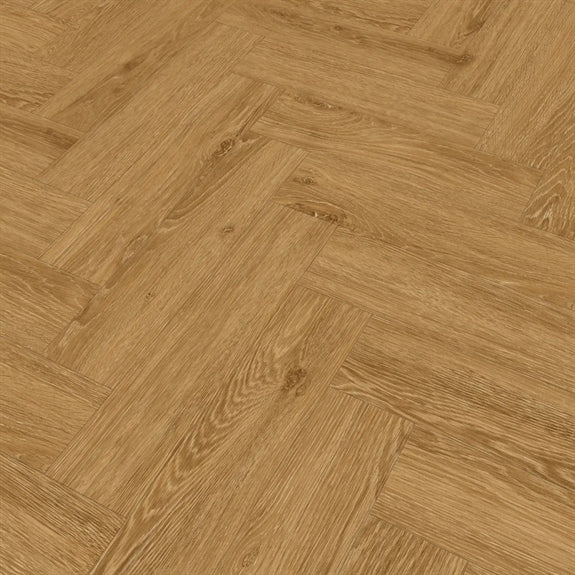 Scandinova XpertPro Glue Down Herringbone vinylgulv i naturlig oak med ultra mat overflade