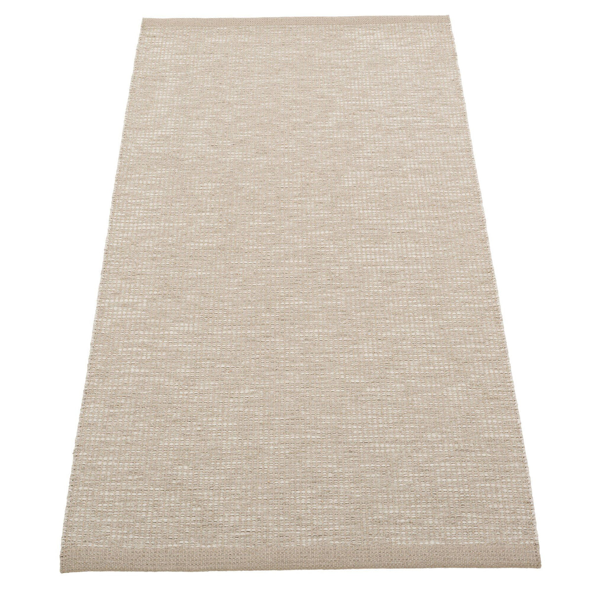 Pappelina Sam gulvtæppe i dark linen/linen, 150x70 cm