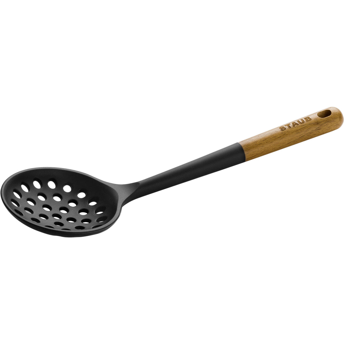 Sort Staub opøser si/ske på 31 cm i silikone og akacietræ