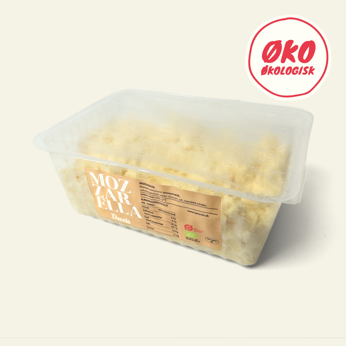 La Treccia Mozzarella Julienne, økologisk pizzaost produceret i Danmark