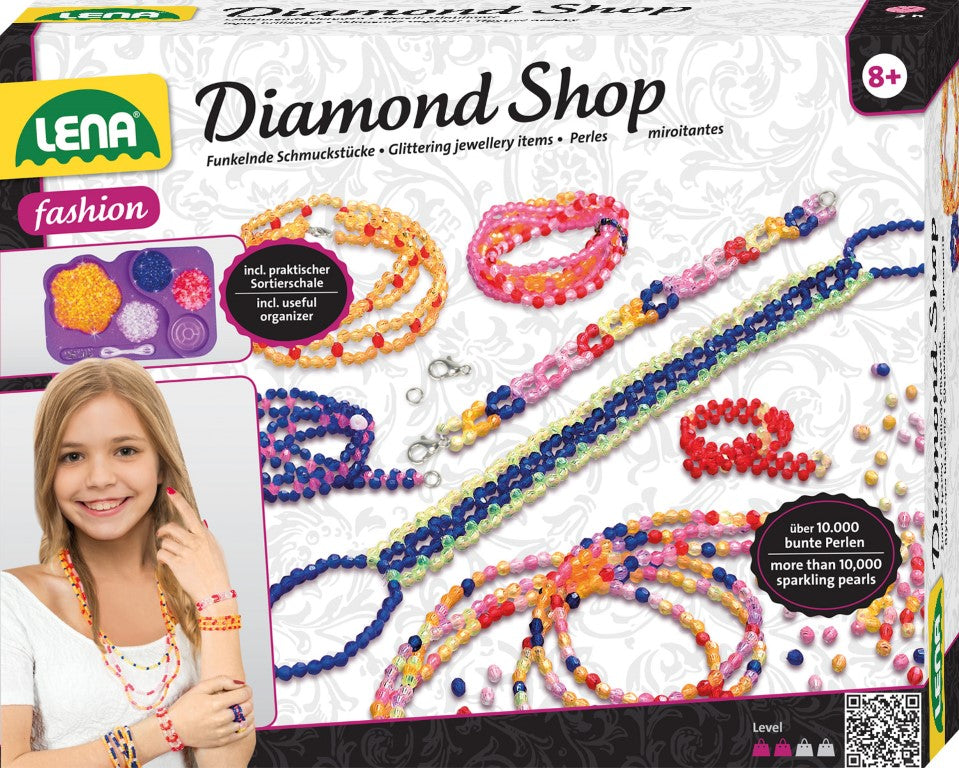 Se Lena Diamant Design - Perlesyning til børn, Stor ✔ Kæmpe udvalg i Lena - Køb online på udsalg og tilbud lige nu ✔ Billig fragt og hurtig levering - Varenummer: MMAction-18242304 og 4006942423040 på lager - Udsalg på Kreativ Mode for børn Få op til 67% i rabat - Find over 1.798 mærker på udsalg