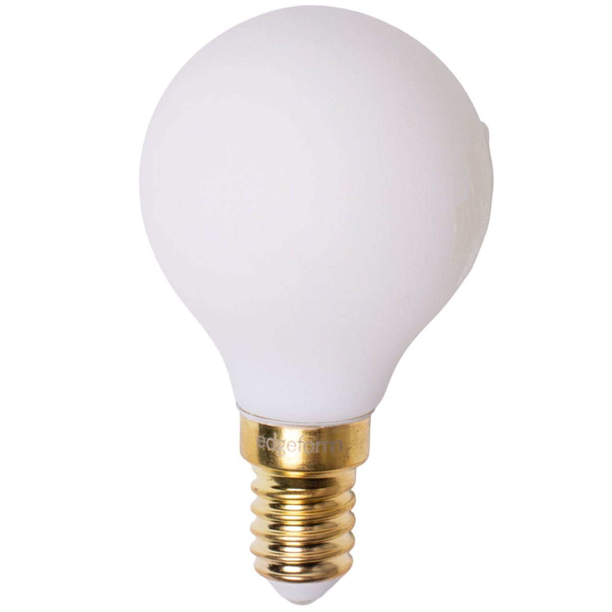 Edgeform Classic E14 LED-lyskilde med mat, frostet glas og effekt på 3,3 W