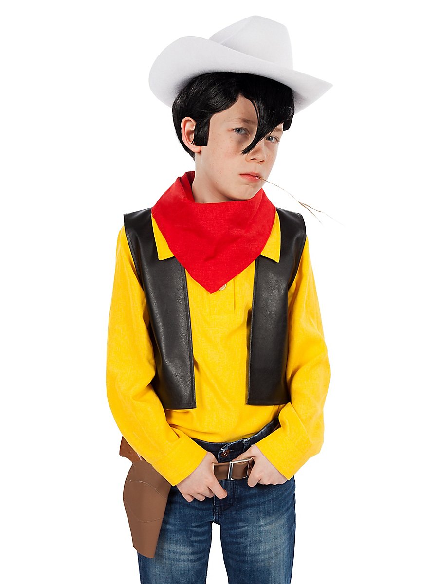Se Lucky Luke Cowboy Børnekostume / Udklædningstøj ✔ Kæmpe udvalg i Mask World - Køb online på udsalg og tilbud lige nu ✔ Lav fragtpris og hurtig levering - Varenummer: MMAction-210135740 og på lager - Udsalg på Cowboy og Indianer Store besparelser – op til 67% - Shop over 2.281 kendte mærker på udsalg